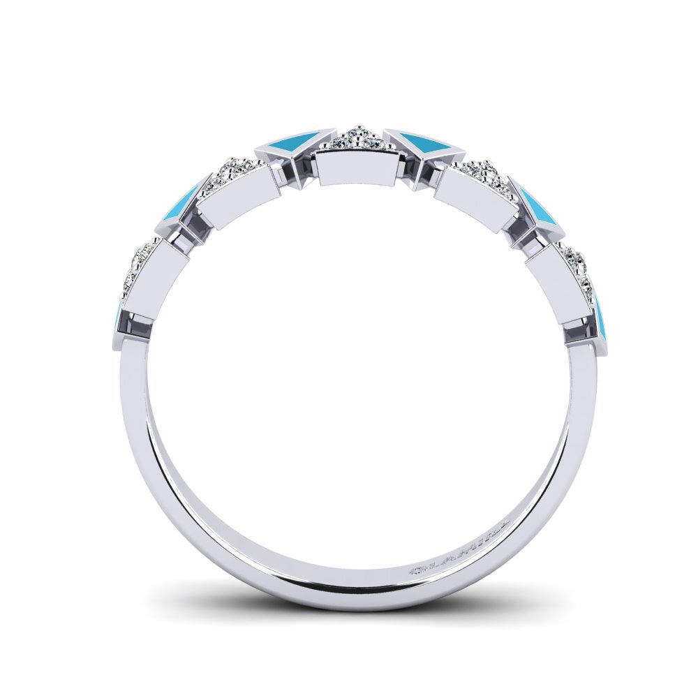 Weißgold 585 Ring Adgine