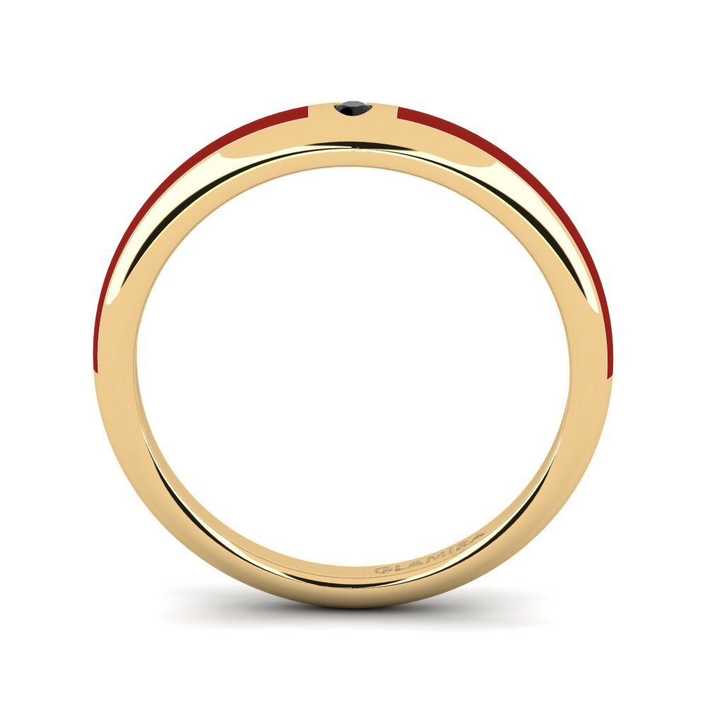 Schwarzer Saphir Ring Apsop