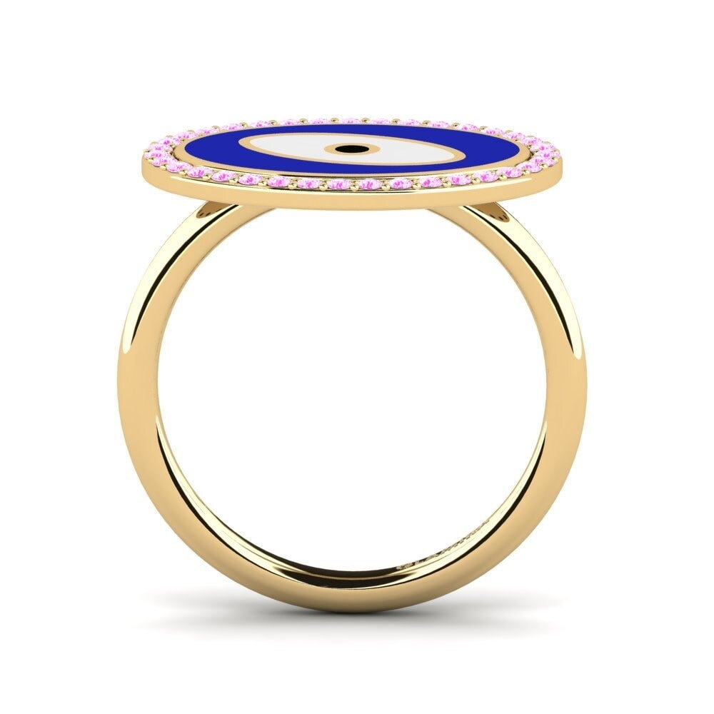 Pink Sapphire Ring Augen