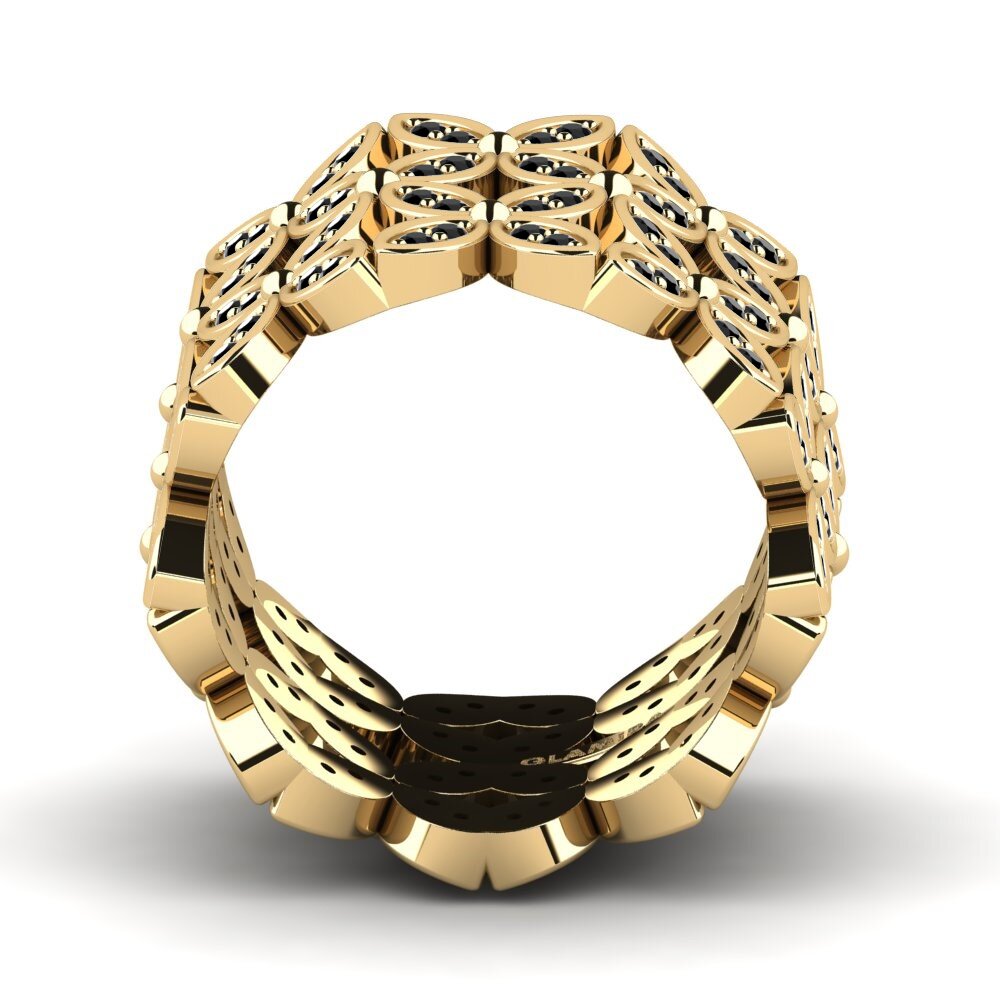 Zafiro negro Anillo Bayer