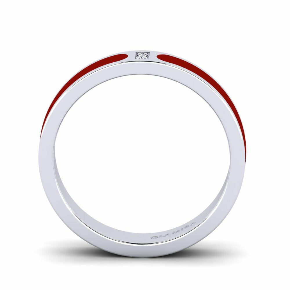 Argent Blanc Bague Bibb