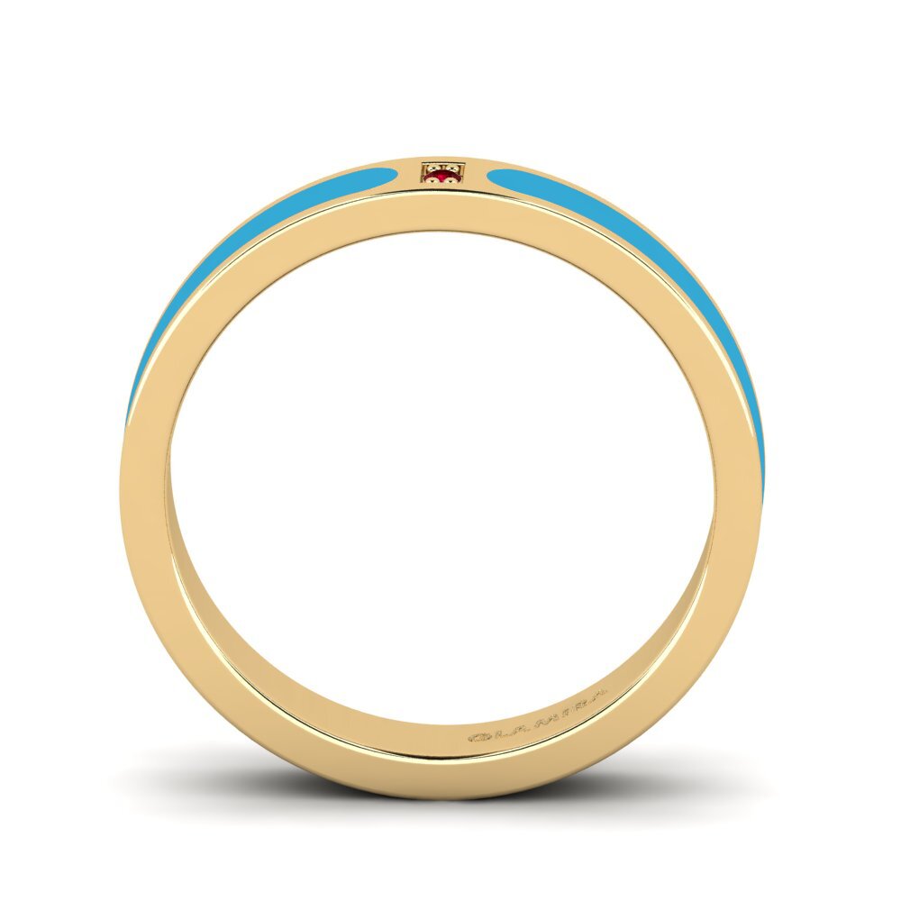 Roter Zirkonia Ring Bibb