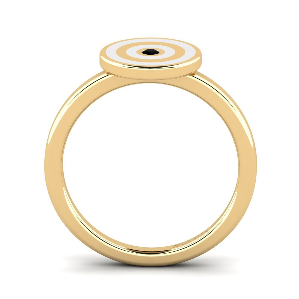 Schwarzer Saphir Ring Canlele