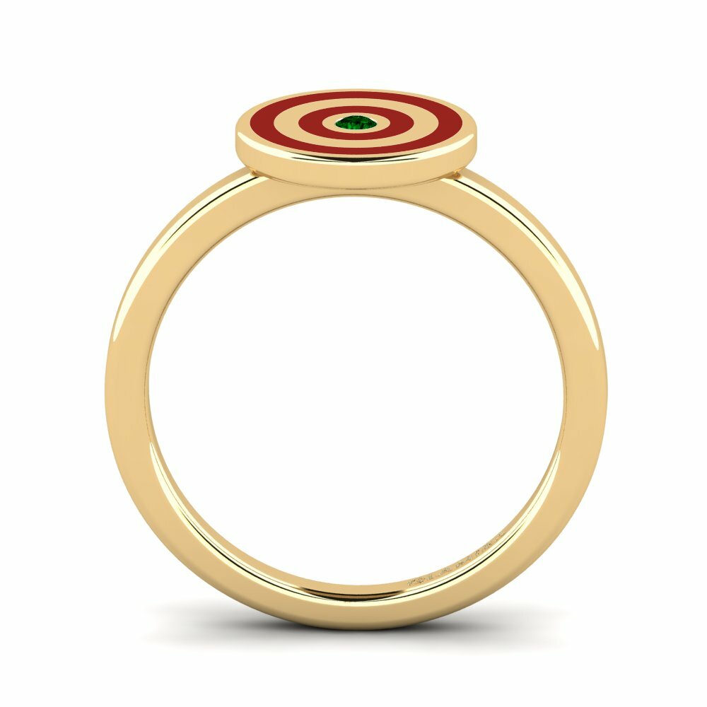 Zircone Vert Bague Canlele