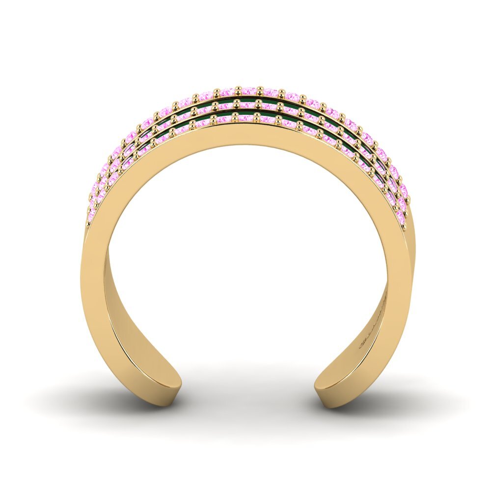 Rosa Saphir Ring Denden