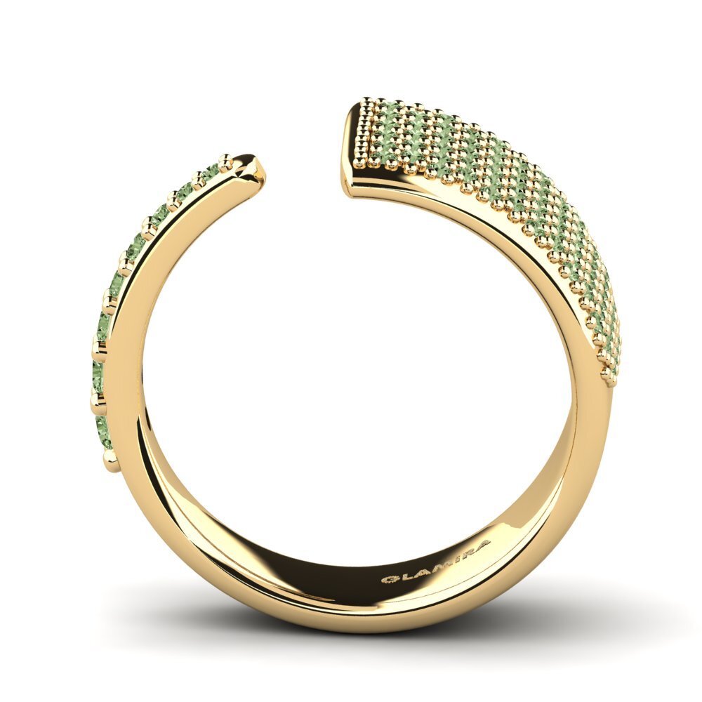 Diamante Verde Anillo Enoac