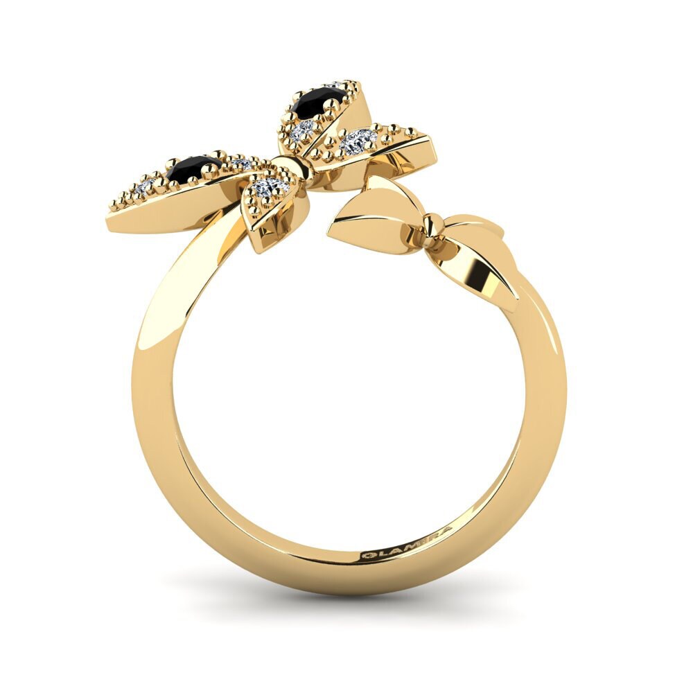 Zafiro negro Anillo Wyrdin
