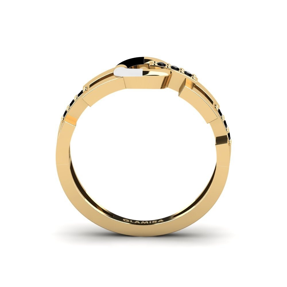 Zafiro negro Anillo Administravitely