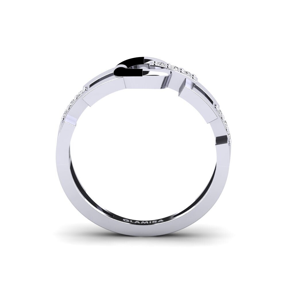 14ct White Gold Ring Administravitely