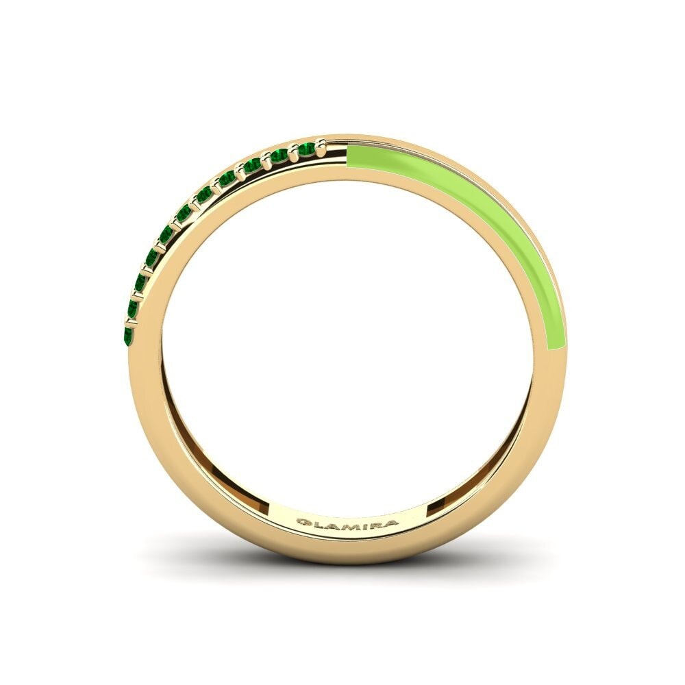 Zircônia Verde Anel Anafi