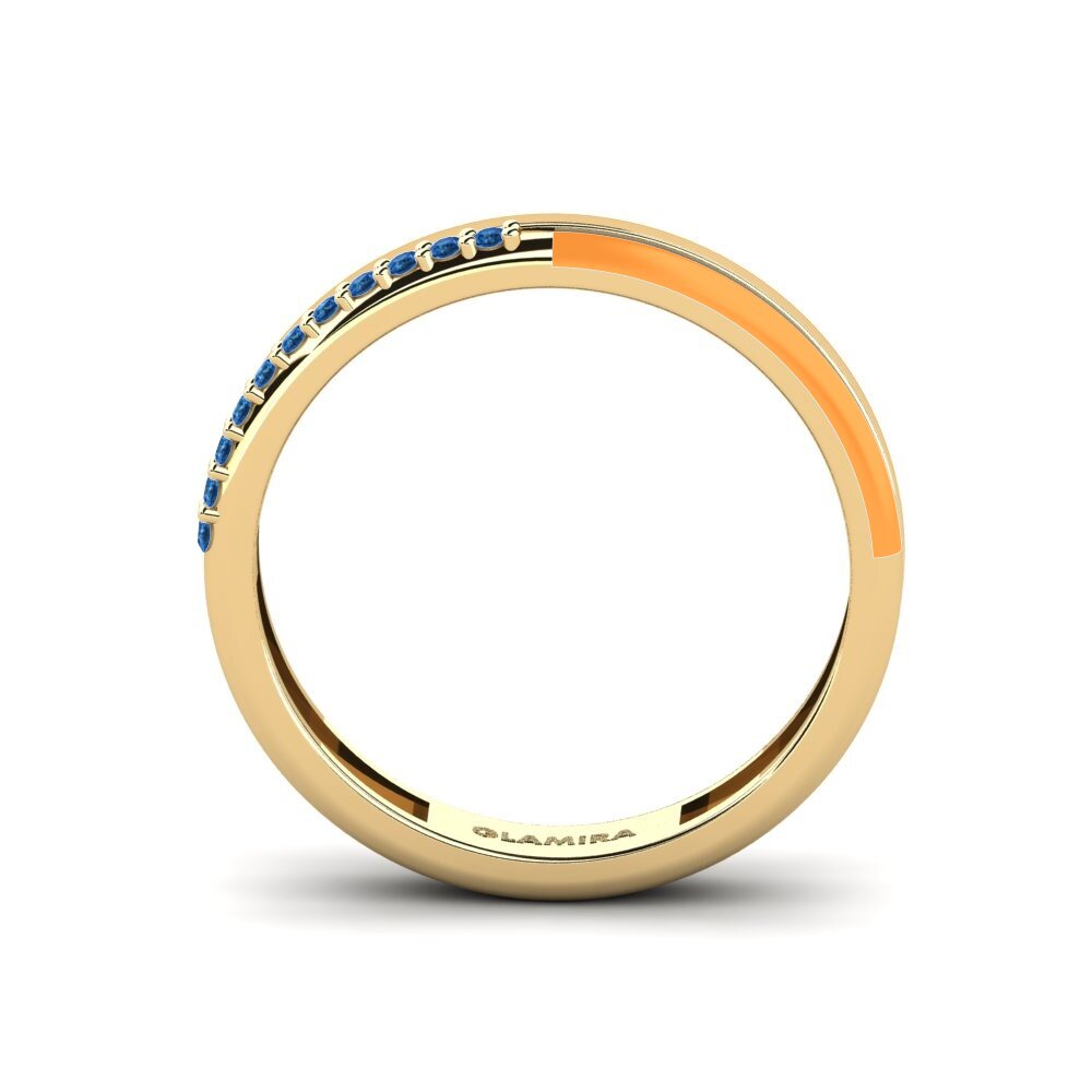 Dunkelblauer Zirkonia Ring Anafi