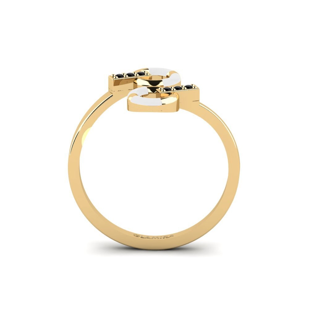 Schwarzer Onyx Ring Evolutionary