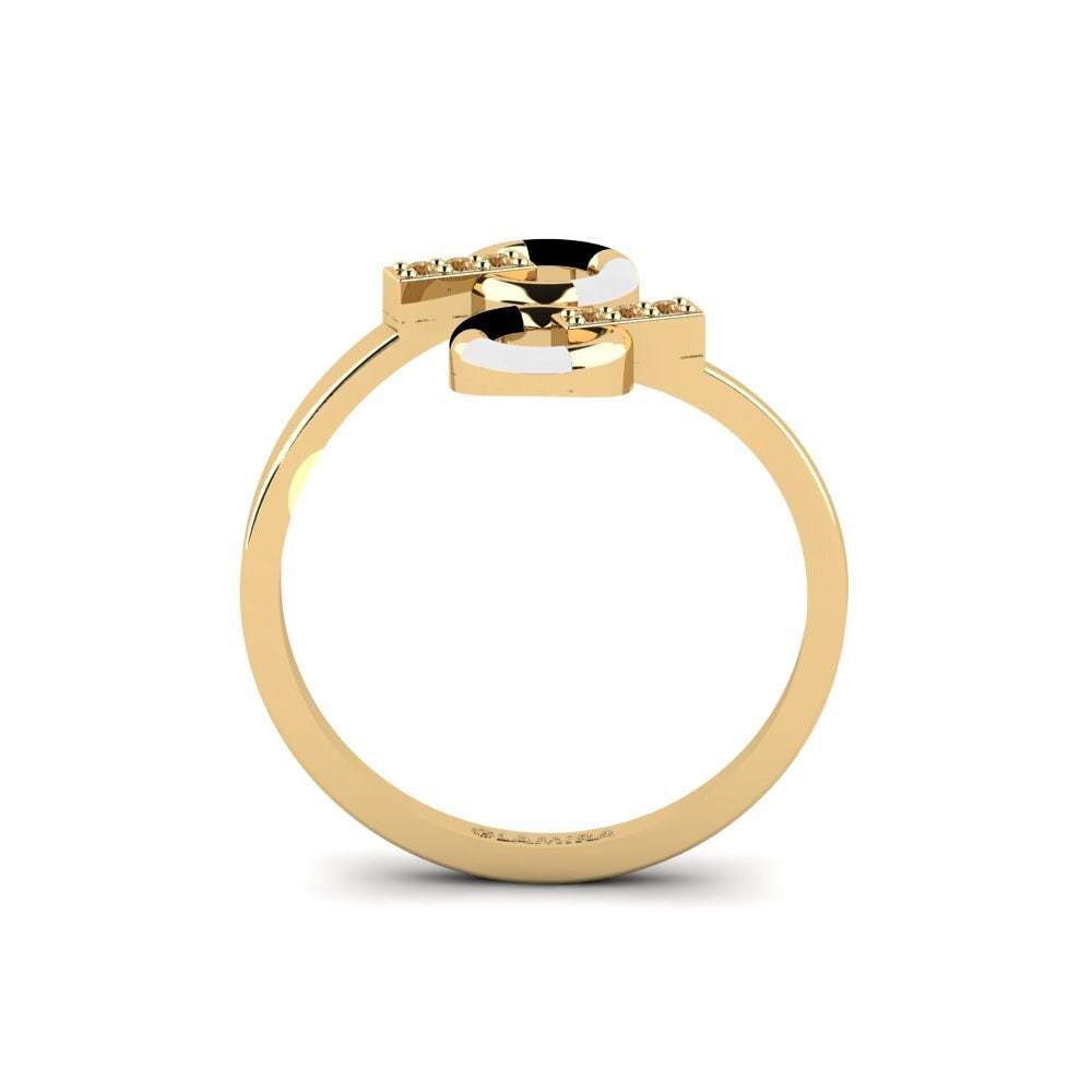 Brauner Diamant Ring Evolutionary