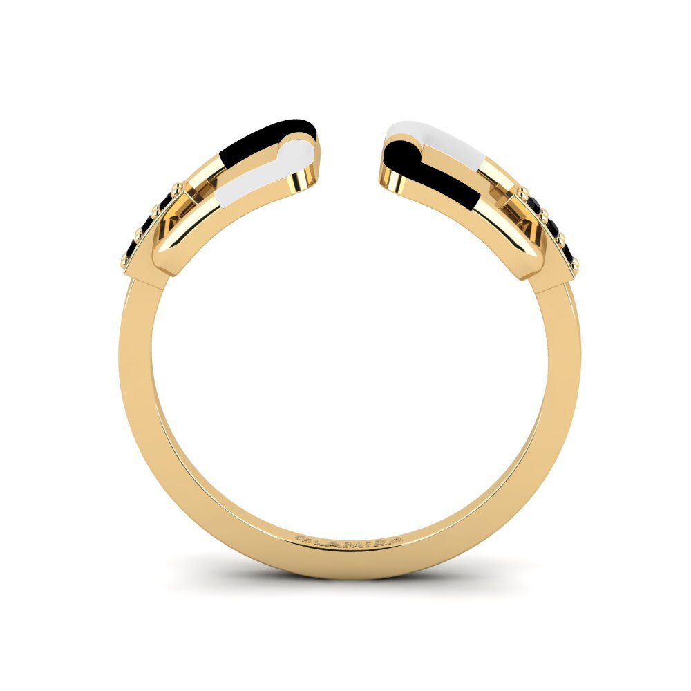 Zafiro negro Anillo Evolve