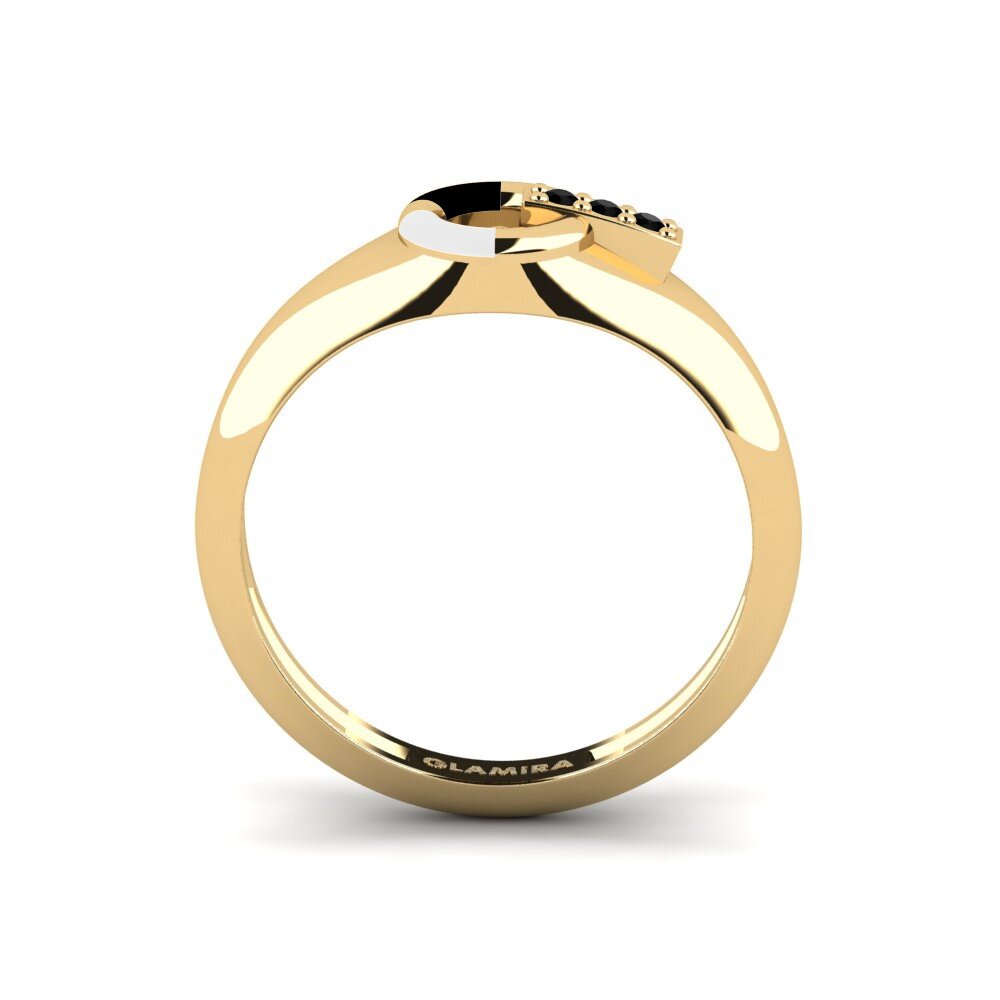 Zafiro negro Anillo meñique Externalization