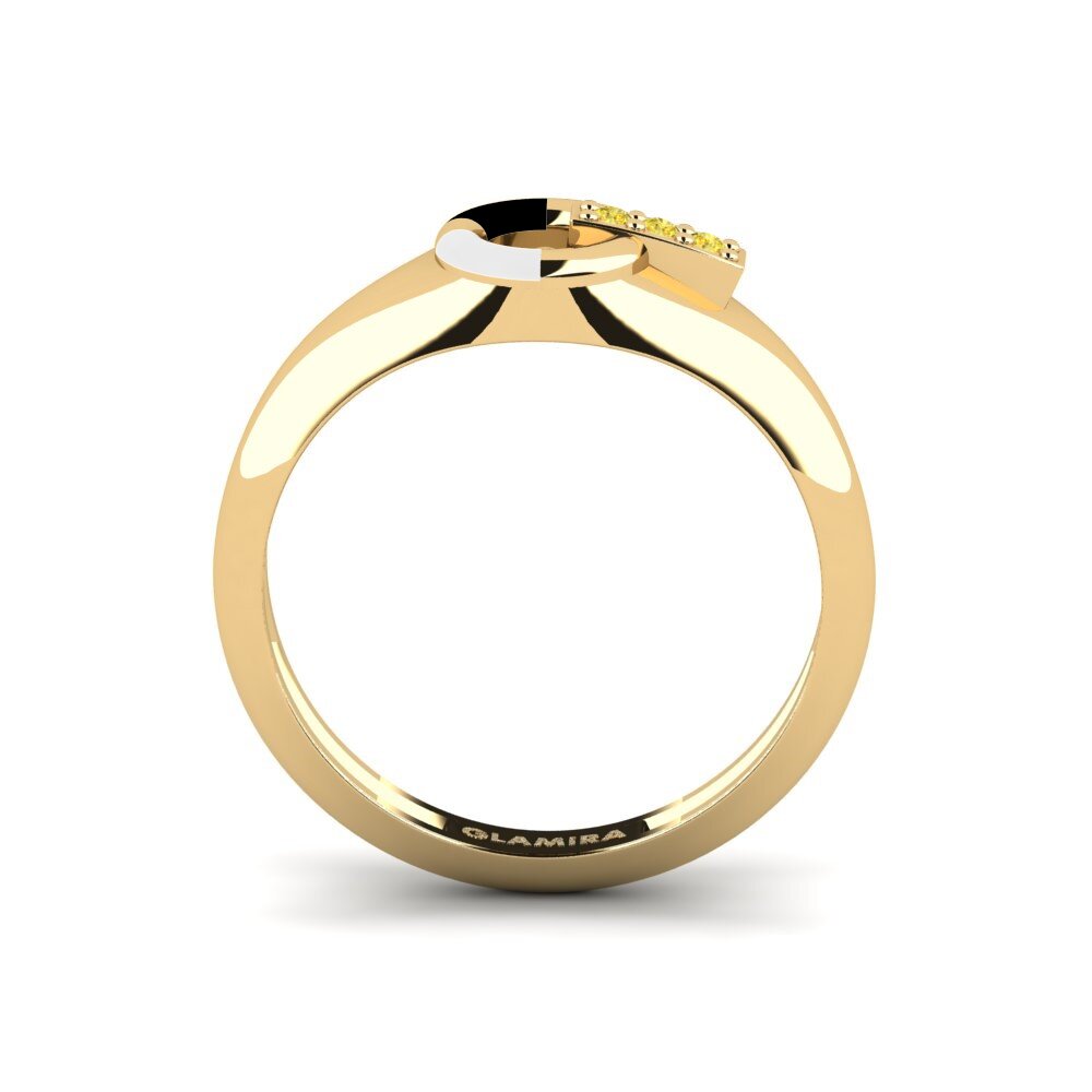 Yellow Sapphire Pinky Ring Externalization