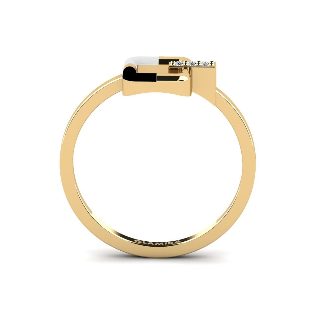 Moissanit Ring Inflexible