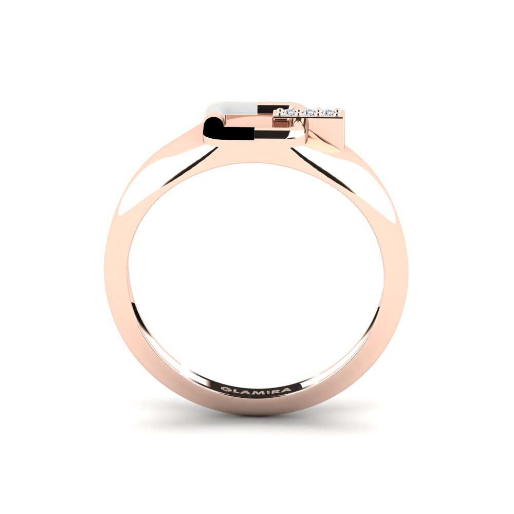 14K Rood Goud Zirkoon Ringen Instructively