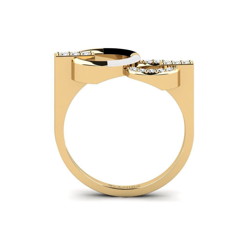 White sapphire Ring Motivatee