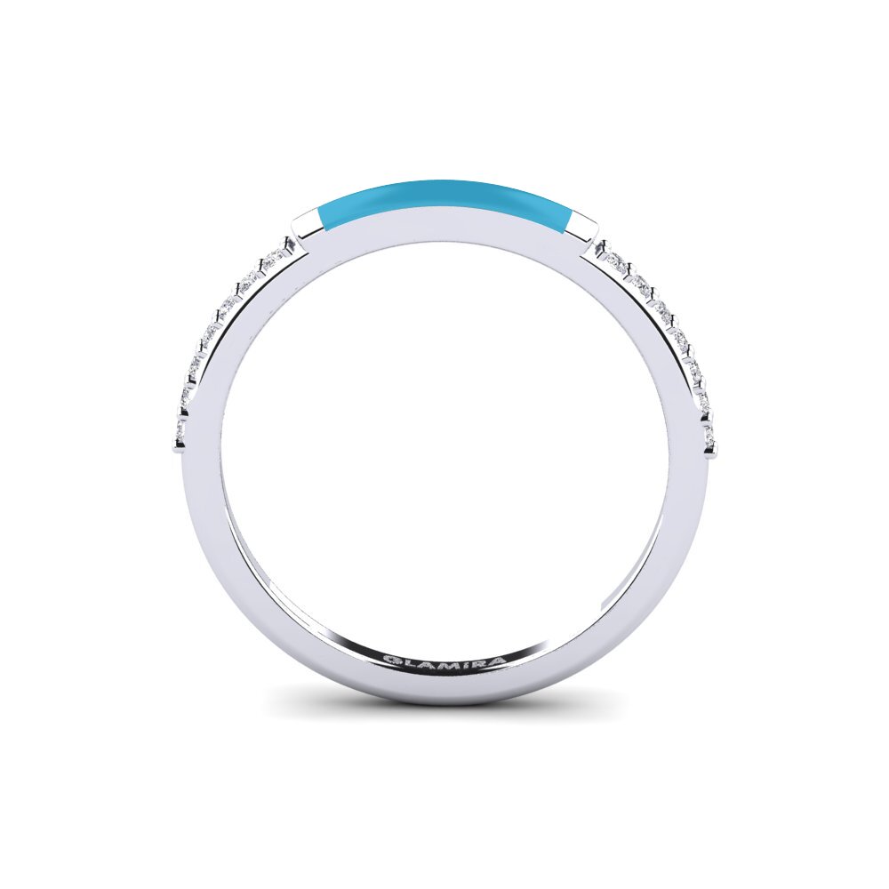 Or Blanc 14k Bague Samothraki