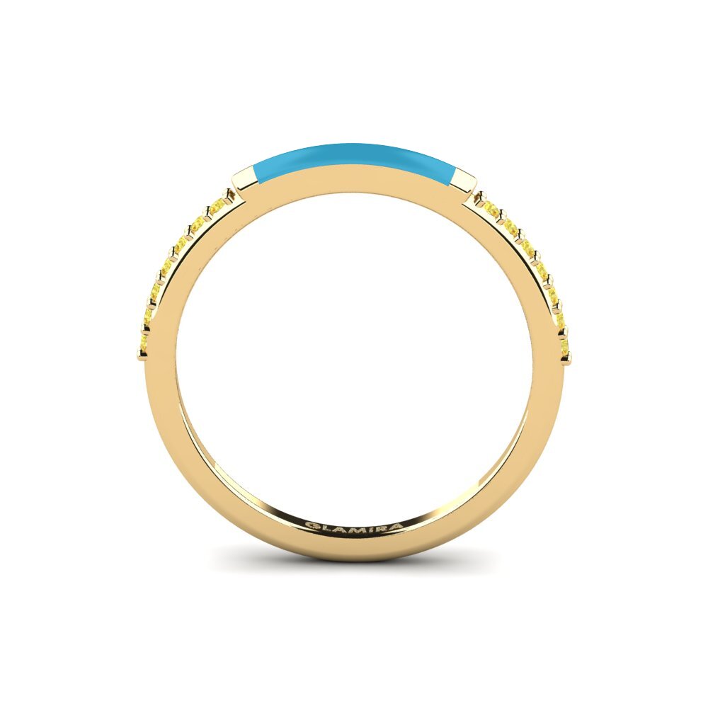 Gelber Saphir Ring Samothraki