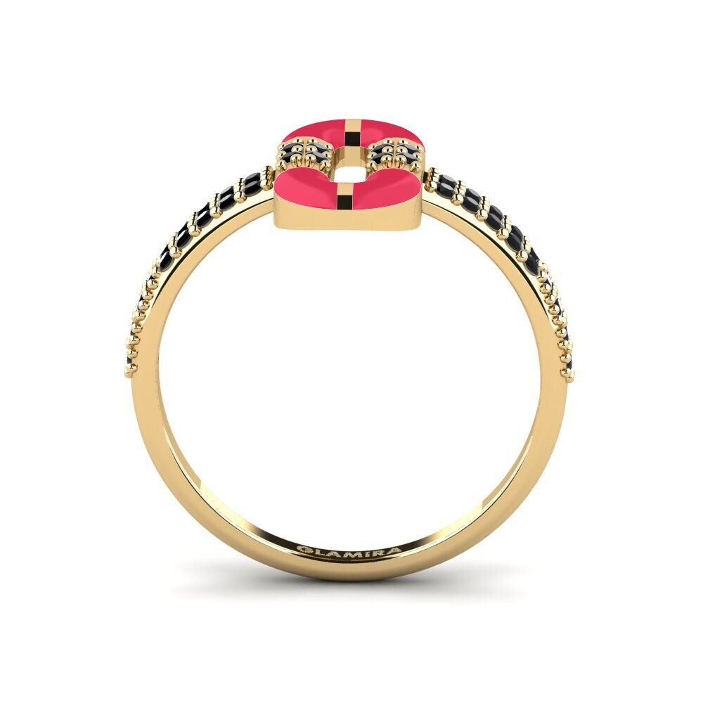 Schwarzer Diamant Ring Thassos