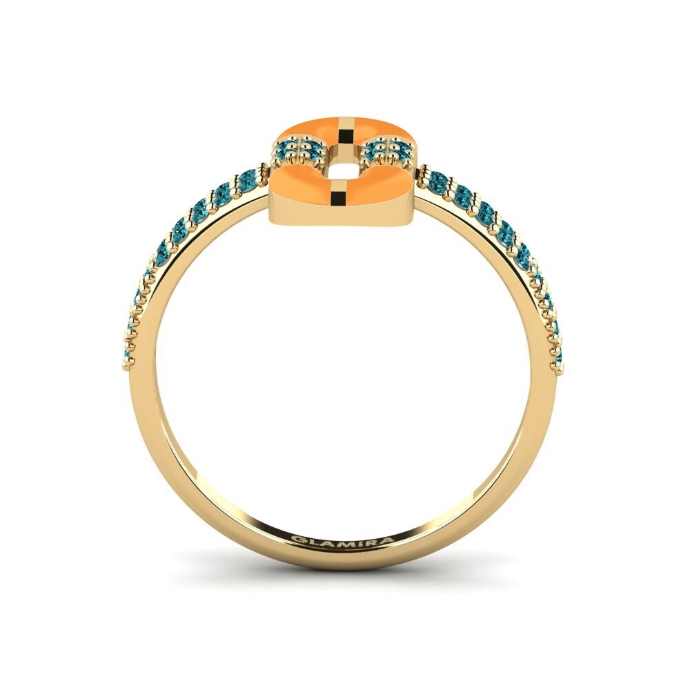 Blauer Diamant Ring Thassos