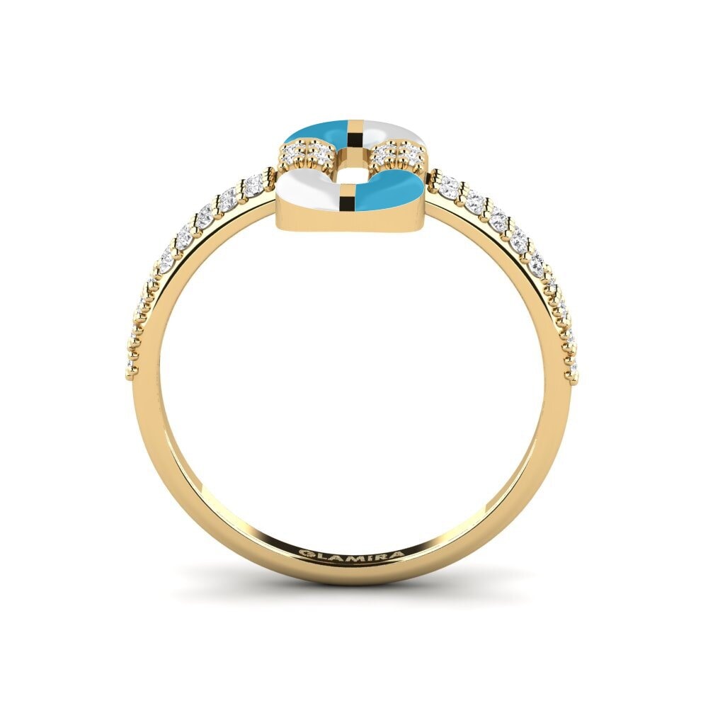 White sapphire Ring Thassos