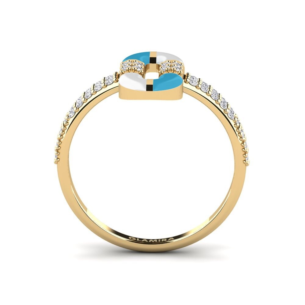 Labor-gezüchteter Diamant Ring Thassos