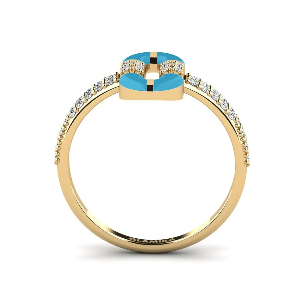Moissanit Ring Thassos