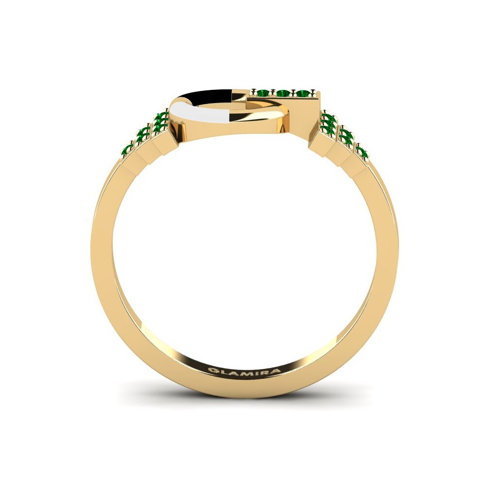 Zircônia Verde Anel Theoretical