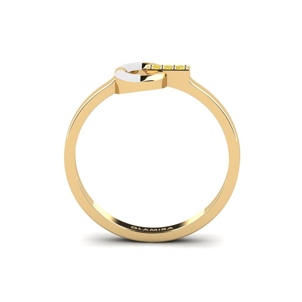 Gelber Saphir Ring Theoretically