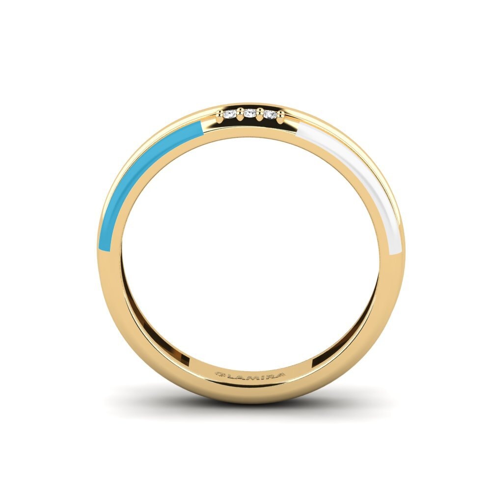 White sapphire Ring Treis