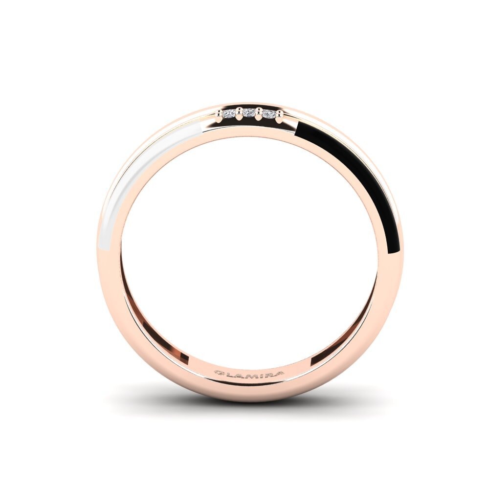 9ct Rose Gold Ring Treis