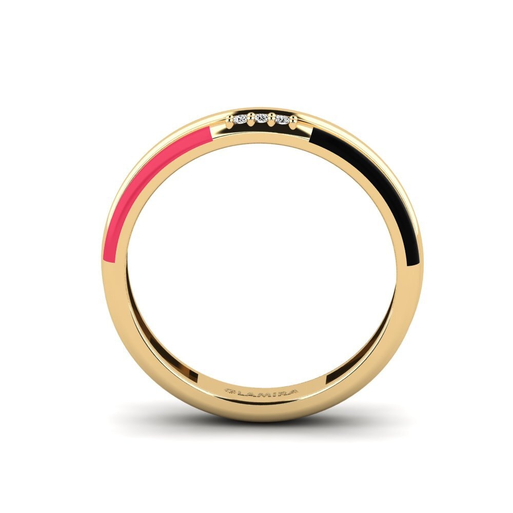 Moissanite Anel Treis