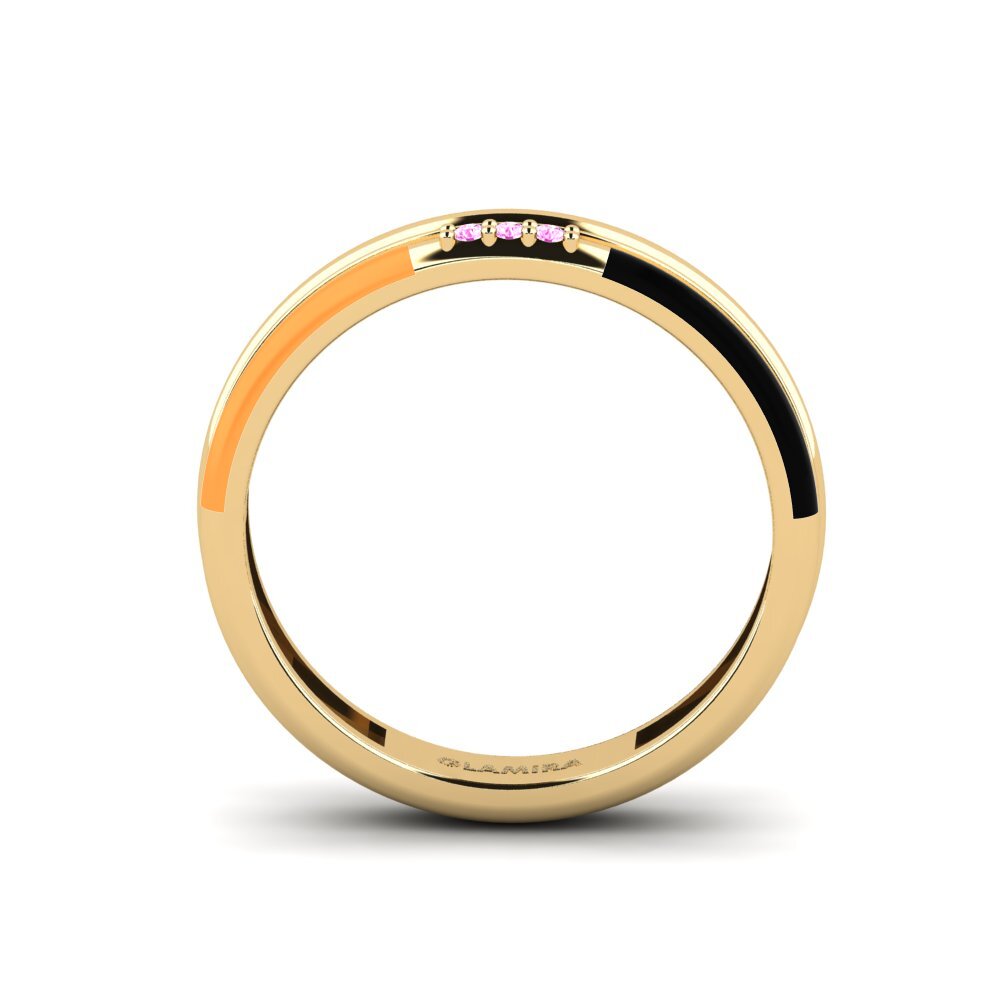 Rosa Saphir Ring Treis