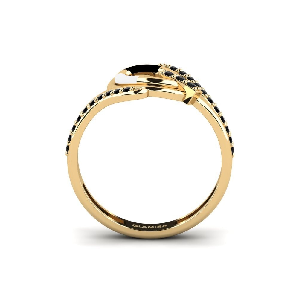 Zafiro negro Anillo Welfare