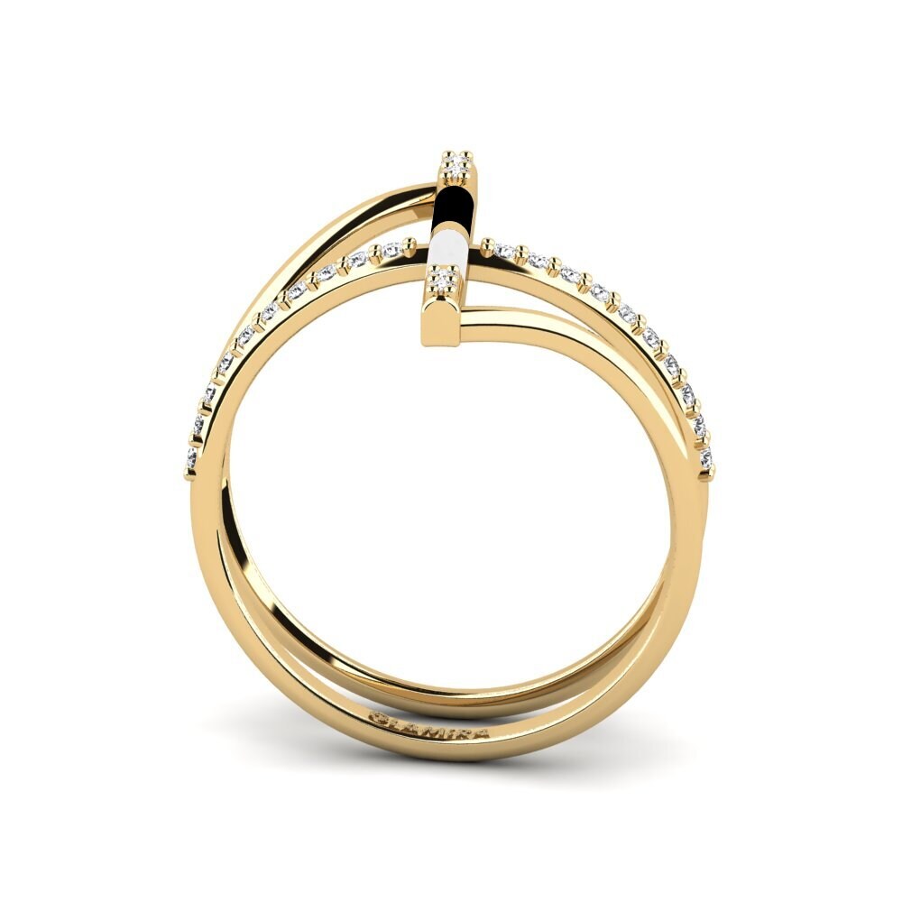 White sapphire Ring Aegina