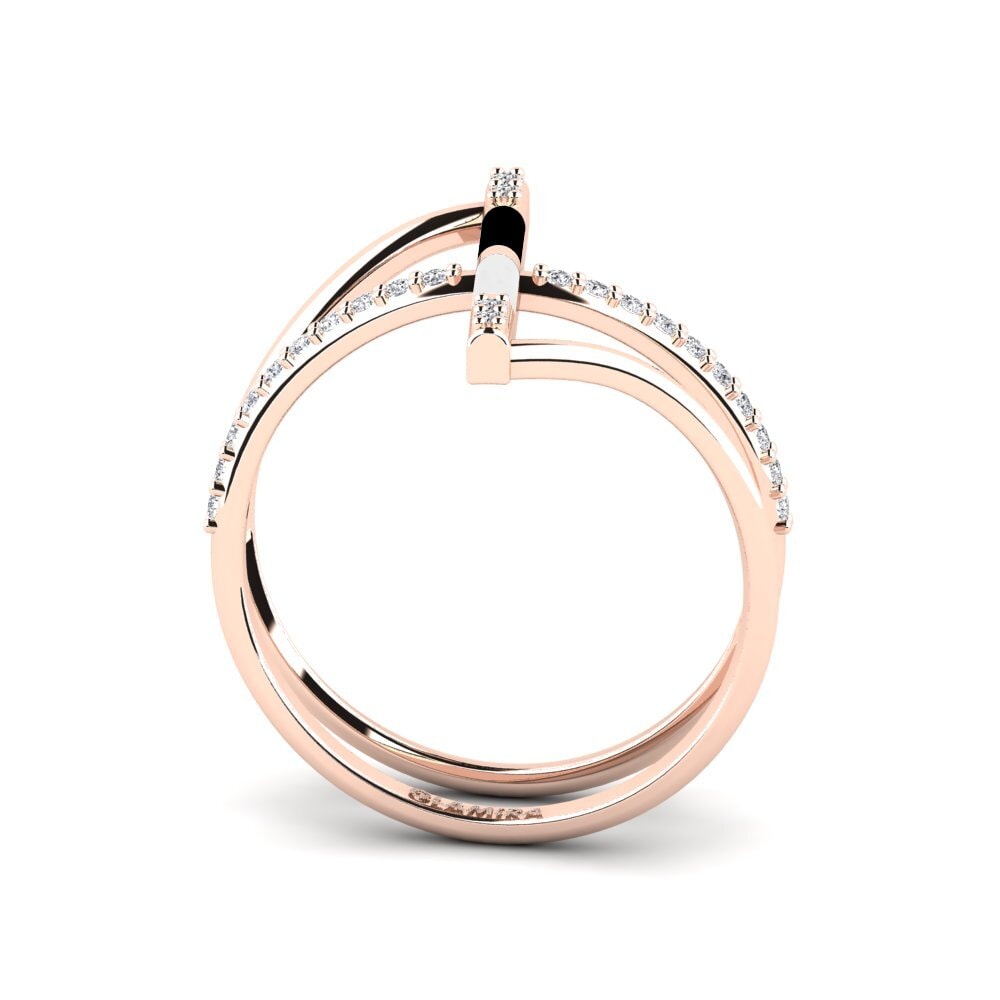 9ct Rose Gold Ring Aegina