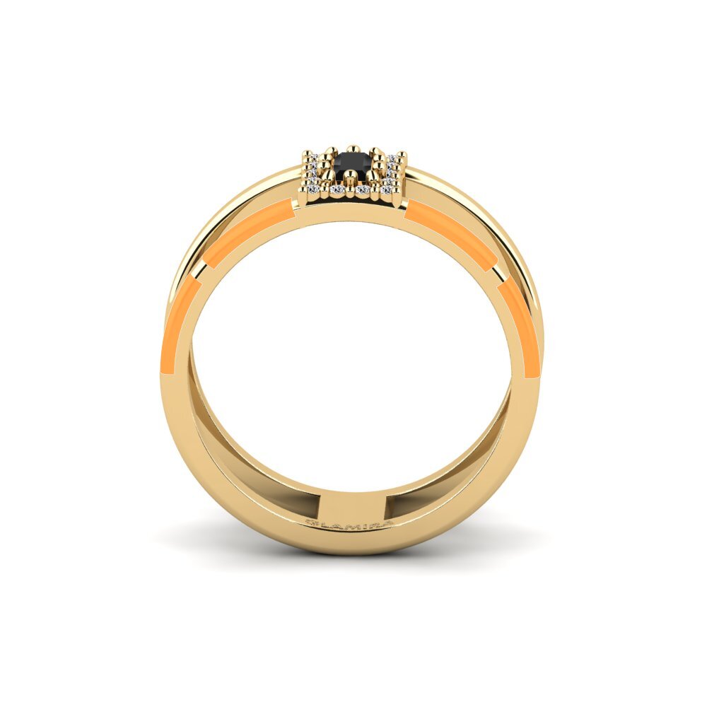 Schwarzer Onyx Ring Amusement