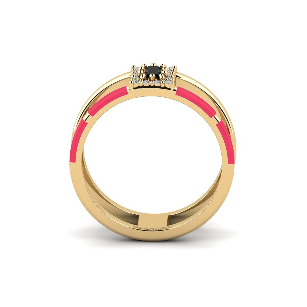 Schwarzer Saphir Ring Amusement