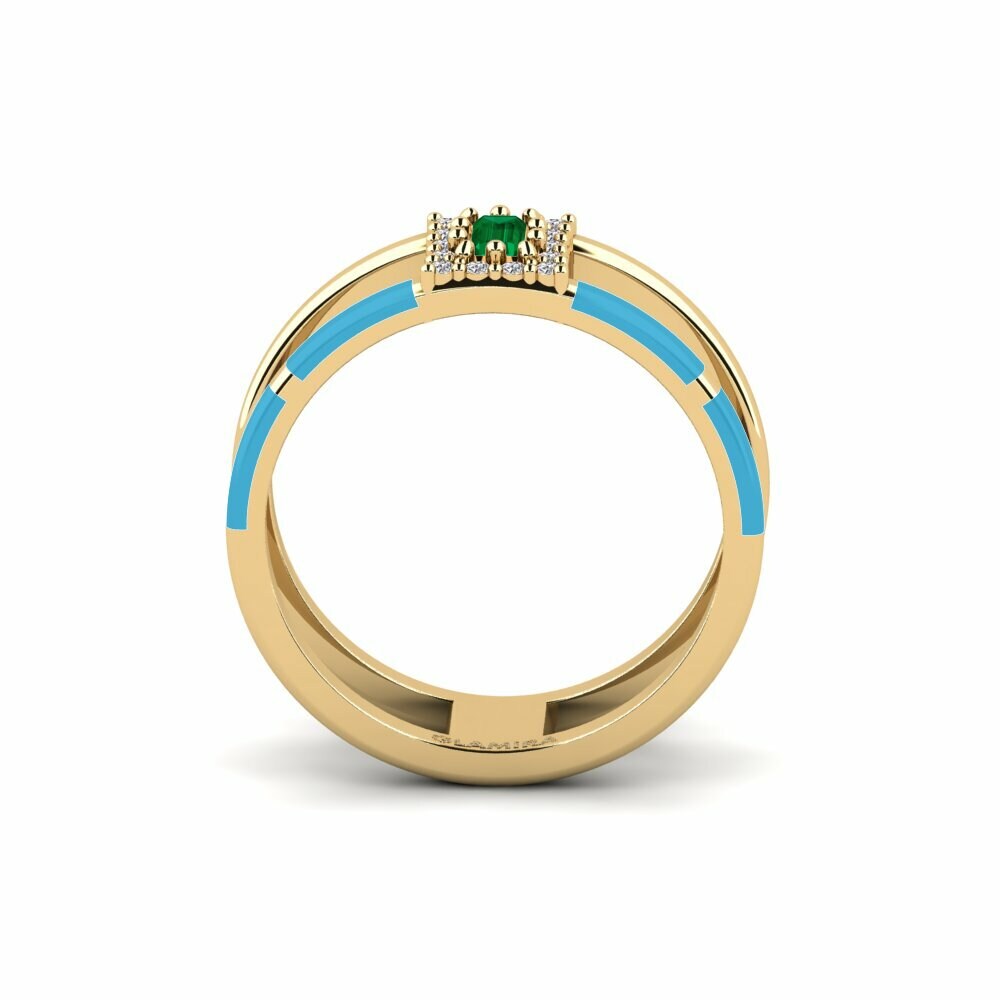 Zircone Vert Bague Amusement