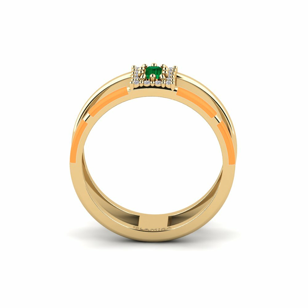 Zircone Vert Bague Amusement