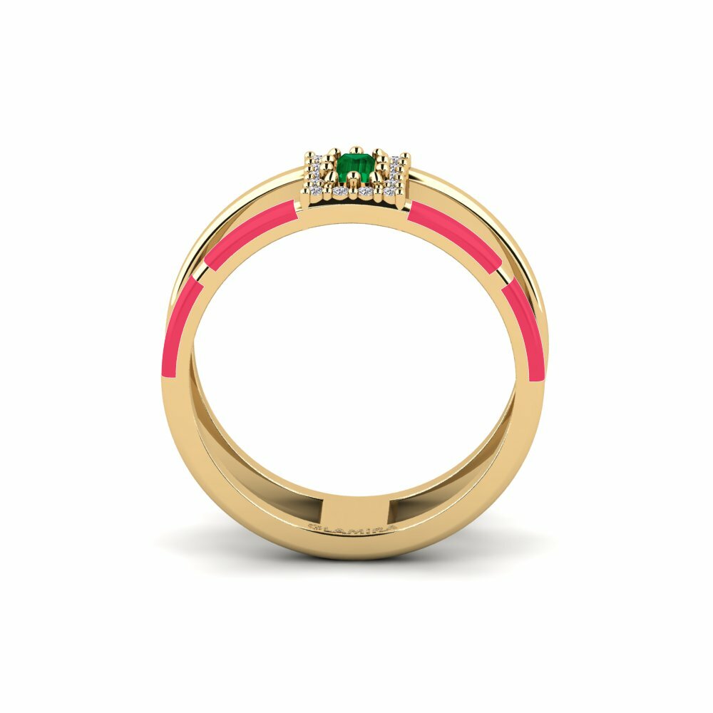 Zircone Vert Bague Amusement