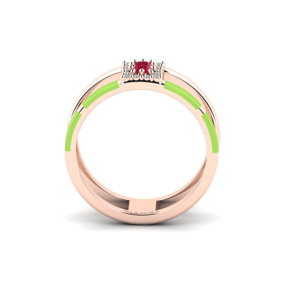 Rotgold 585 Ring Amusement
