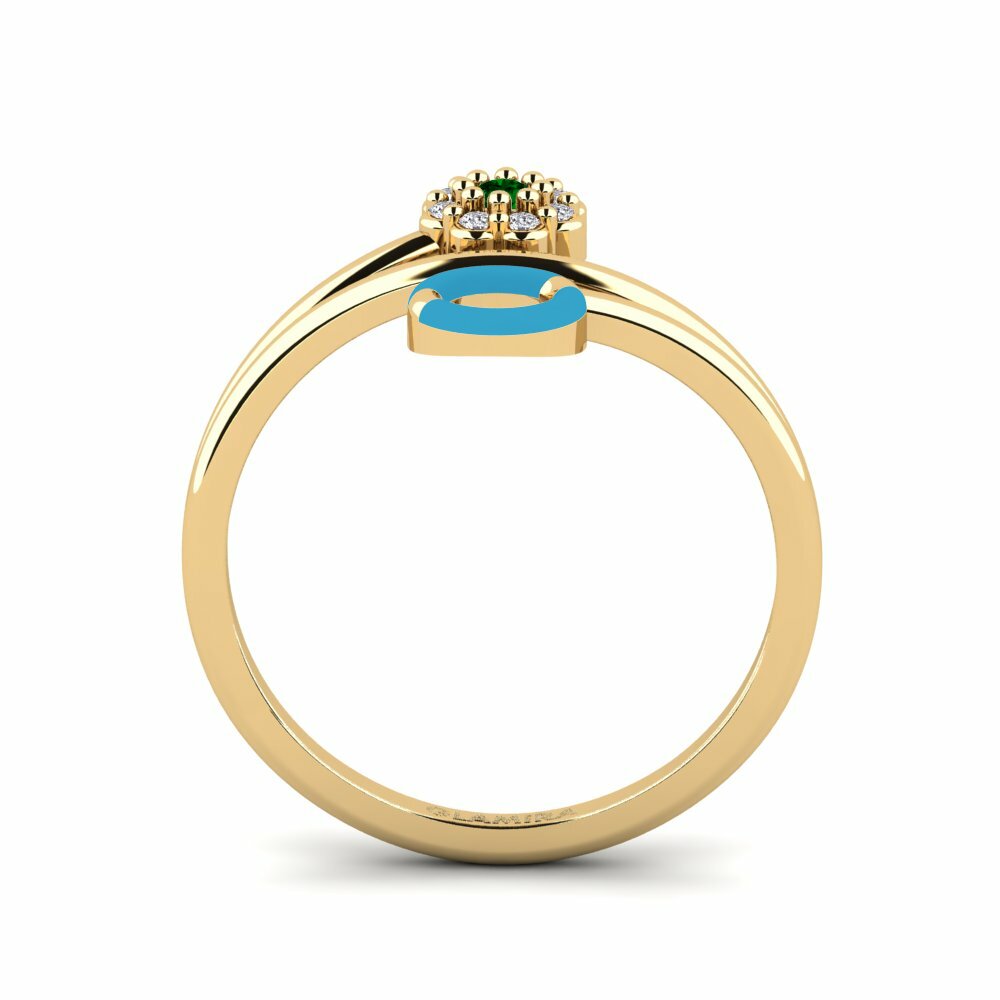 Zircone Vert Bague Bellefonte