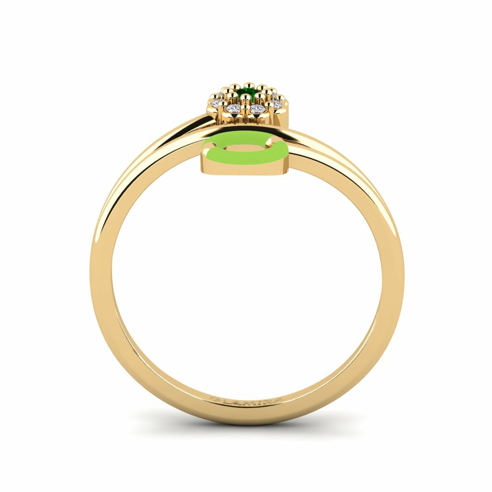 Zircone Vert Bague Bellefonte