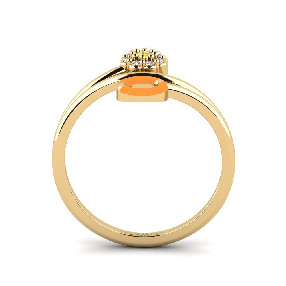 Gelber Saphir Ring Bellefonte