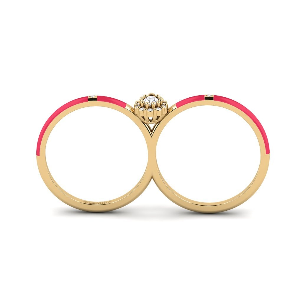 Weißer Saphir Ring Bowers