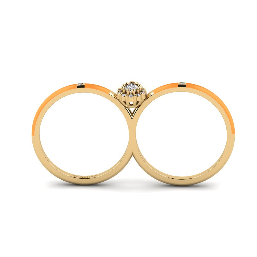 Labor-gezüchteter Diamant Ring Bowers